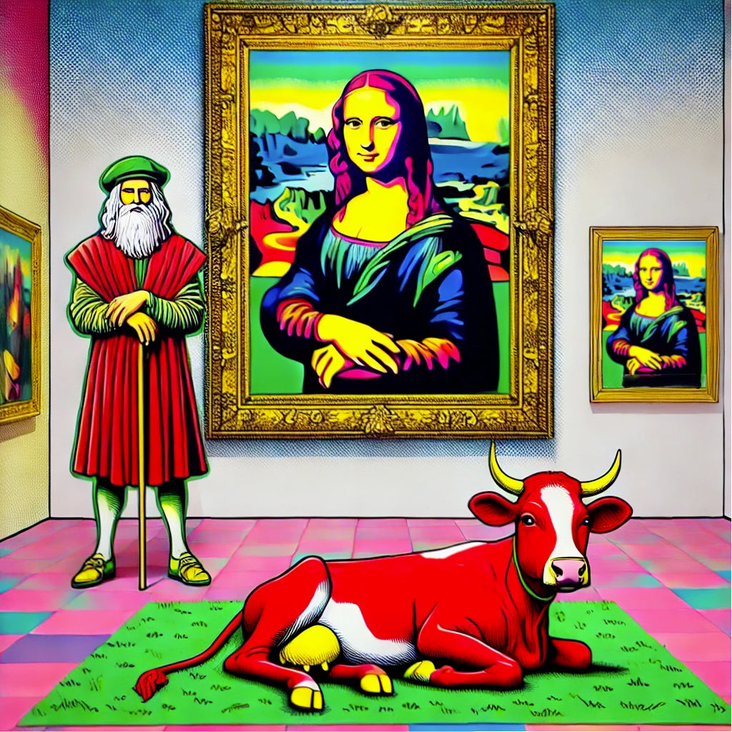 PAR-008-Mona Lisa and Leaonardo Da Vinci