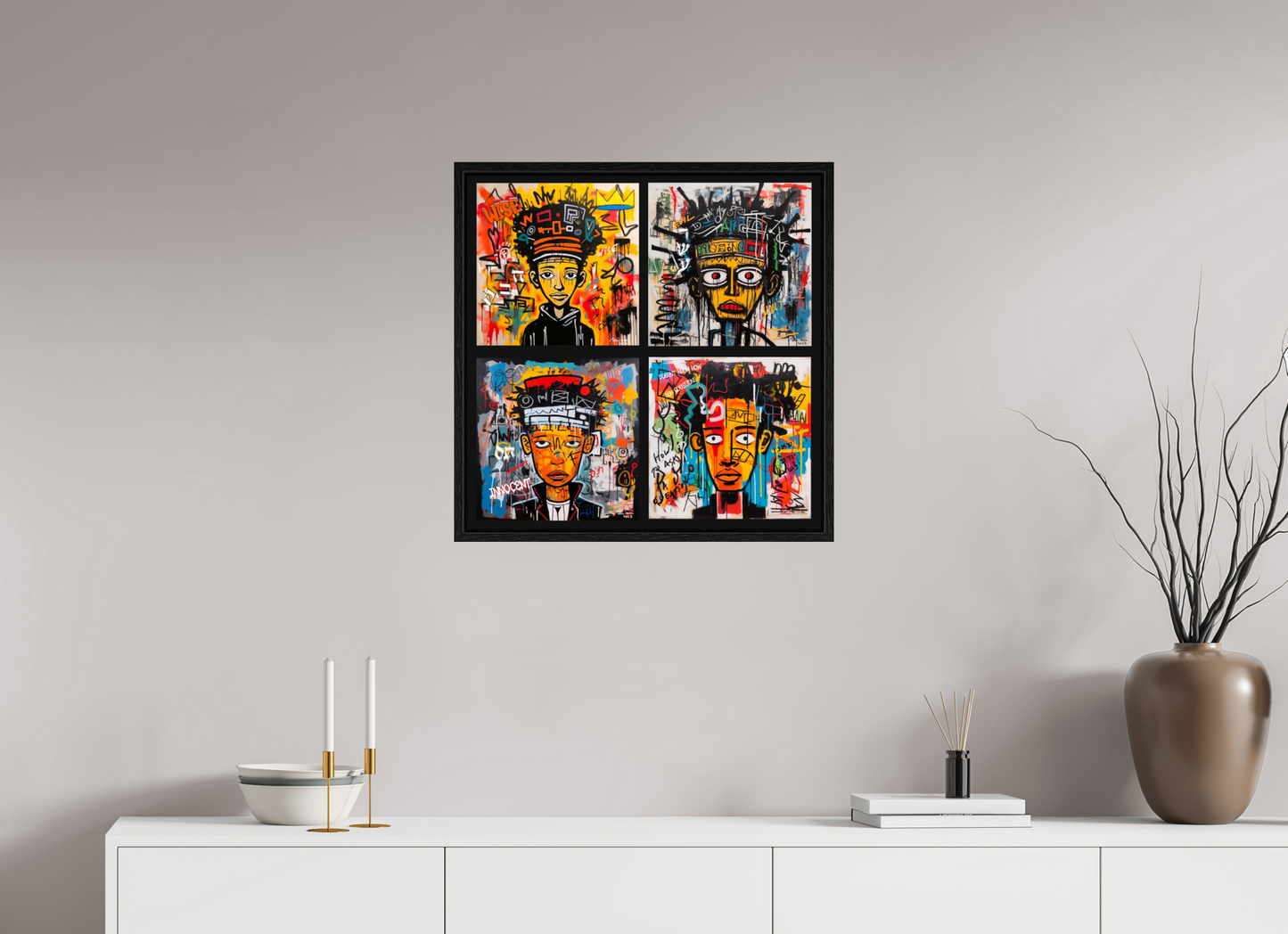 60 x 60 cm, Floater Frame 4 Sons