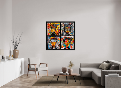 120 x 120 cm, Floater Frame 4 Sons